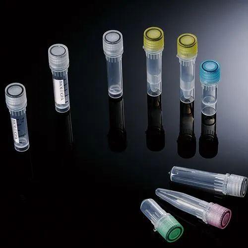 {{0}},5 ml 1,5 ml och 2,0 ml självstående injektionsflaskor Laboratorium engångs PP kryogena förvaringsrör