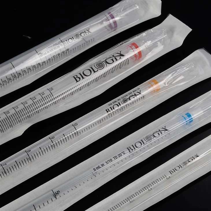 China 1/2/5/10/25/50ml Serological Pipettes Supplier