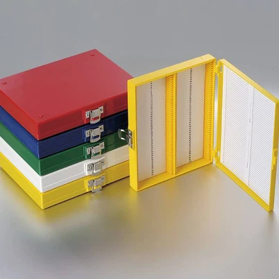 25 plats, 100 plats, skum, kork Slide förvaringslådor / biologix