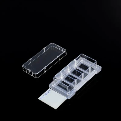 Chambered Cell Culture Slides 4 brunnar